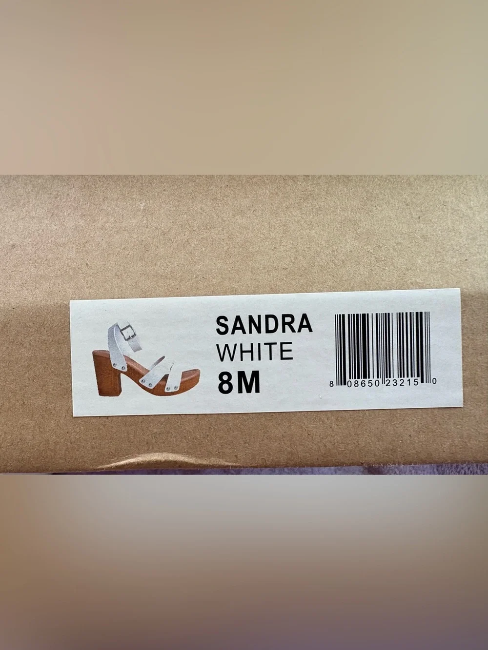 Cushionaire, Sandra, White Ankle-Strap Platform Sandal, size 8